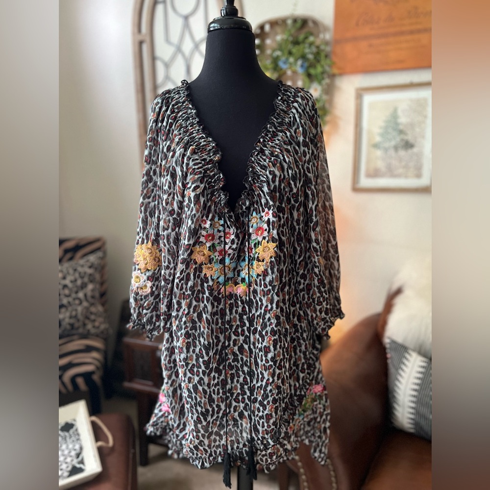 Floral/Leopard Dress/Tunic